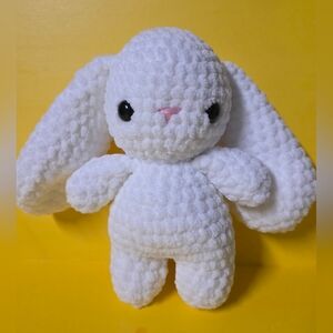 White Bunny Handmade Crochet NEW